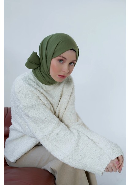 Neo Pamuk Şal Haki Renk