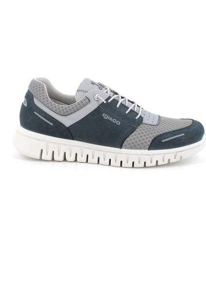 Erkek Sneaker 5623400 Ueo 56234 Igı&co Nabuk Gum/tela Blu/grıgıo