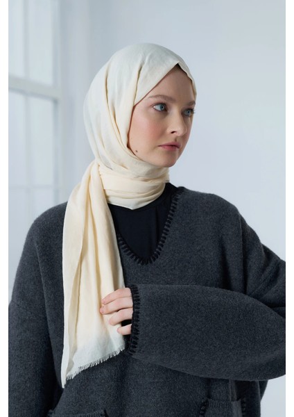 Neo Pamuk Şal Krem Renk