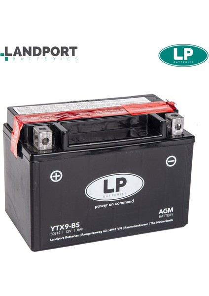 Lp (Landport) Agm Akü (Ytx9-Bs)