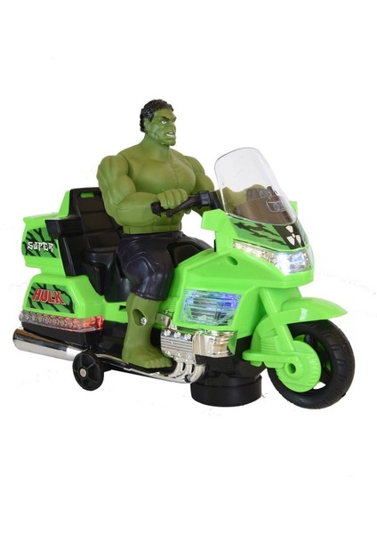 Motorsikletli Hulk Işıklı Sesli Hareketli