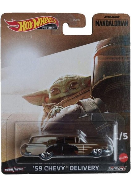 Star Wars The Mandalorian Premium 59 Chevy Delıvery Metal Die Cast Model Araba