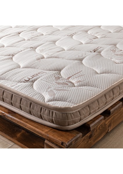 Full Ortopedik Bamboo Ped Yatak Şiltesi (7Cm) 90X200