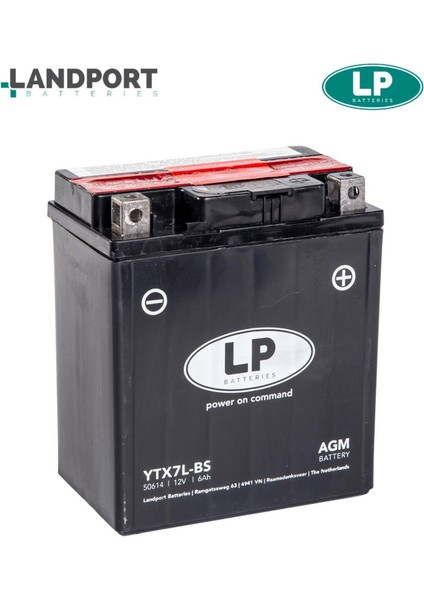 Lp (Landport) Agm Akü (YTX7L-BS)