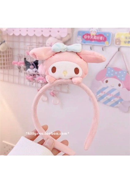 Sanrio Kuromi Pompompurin Cinnamoroll My Melodi Melody Kız Çocuk Taç Tanç Saç Aksesuar (Yurtdışından Getirildi) 1. Kalite Yumuşak Dokulu Kadifenden Üretilmiştir Hediye