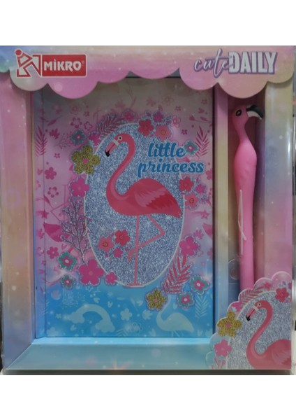 Mikro Figürlü Sevimli Günlük Kalem Hediyeli