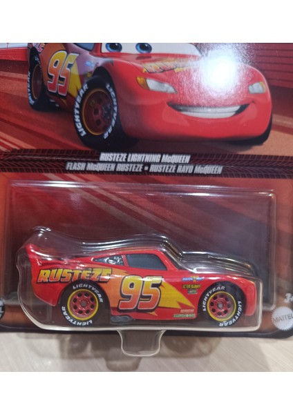 Disney Pixar Cars Rusteze Lightning Mcqueen