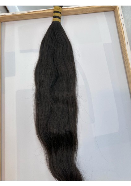 Doğal 85-90 cm %100 Gerçek Saç 250 Adet Boncuk Kaynak, 1,0 Gramdır 250 Adet 250 Gram Gelmektedir