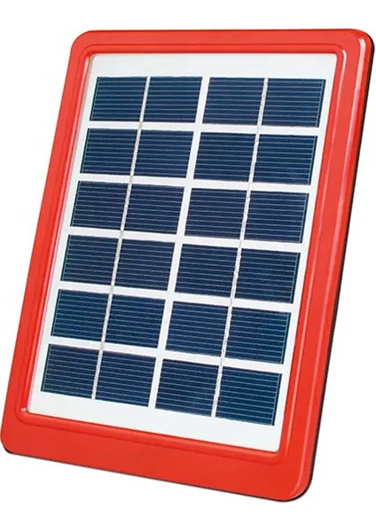 Powermaster 6 Volt 1.33 A 8 Watt Solar Güneş Enerji Paneli Çoklu Şarj Cihazı Kamp Tipi Güneş Enerjisi Şarj Cihazı