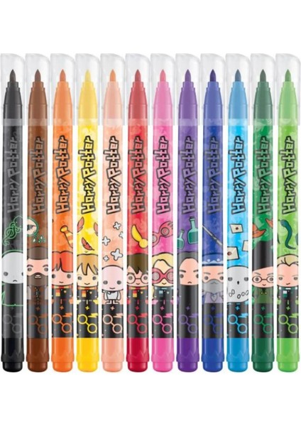 Harry Potter Keçeli Kalem Seti 12 Renk Yıkanabilir Mürekkep ile Eğlenceli Boyama fiyatları