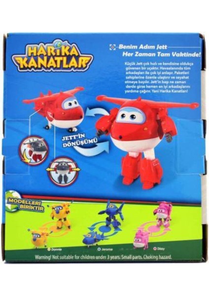 Scntoys Oyuncak Jett Figürü Oyuncak Dönüşebilen Jett