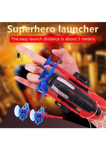 Ağ Atan Marvel Spider-Man Bileklik Vantuz Fırlatan Ok Atan Örümcek Adam Oyuncak Fırlatıcı Seti fiyatları