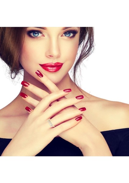 Zirkon Emerald Kesim Taşlı Beştaş Altın Yüzük