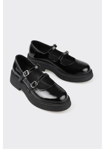 Siyah Deri Kadın Günlük Ayakkabı fiyatları