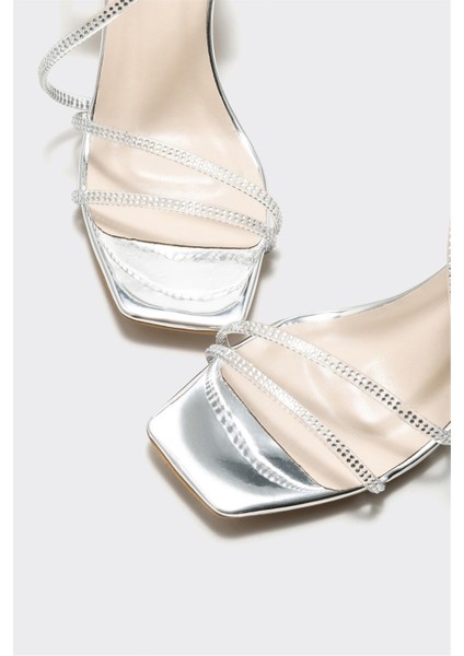 Lame Kadın Topuklu Sandalet modelleri