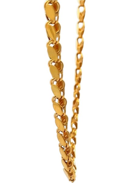 Klasik Pullu Zincir Vintage Modeli Altın Zincir Kolye modelleri