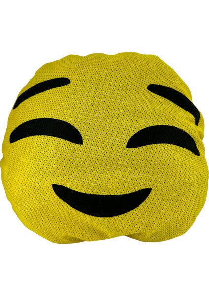 Emoji Oto Boyun Yastığı Gülen Altı Sarı