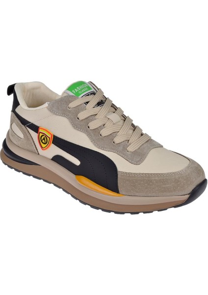 Erkek Spor Ayakkabı Sneaker GJ-565 Bej