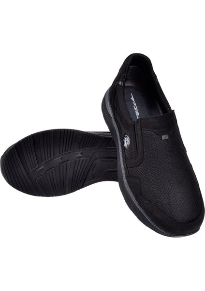 Comfort Üzeri File Erkek Spor Ayakkabı FOR-46005 Siyah