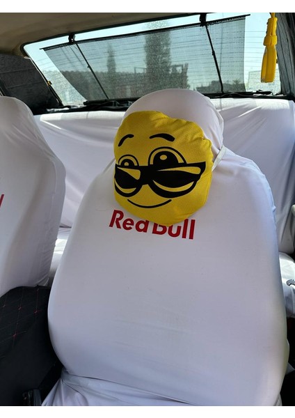 Emoji Oto Boyun Yastığı Gözlük Dört Sarı