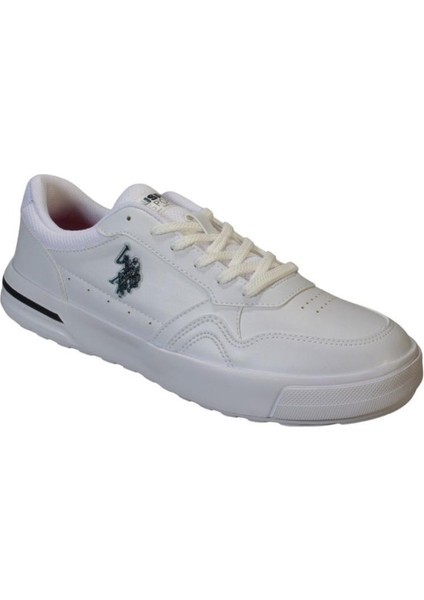 Erkek Beyaz Siyah Sneaker Spor Ayakkabı