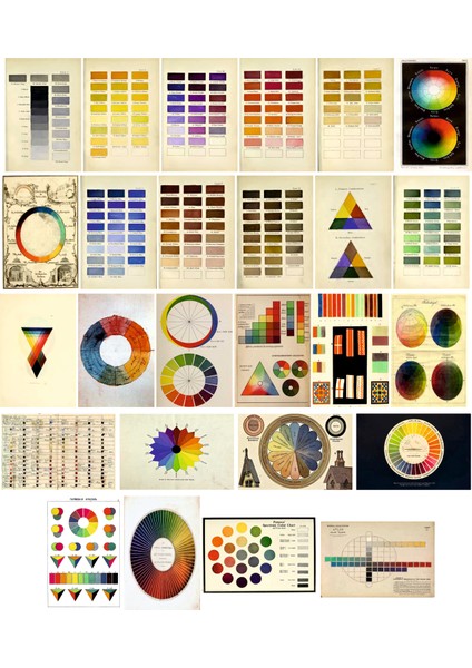 Renkler Temalı Kartpostal Seti (10X15 cm 26 Adet)