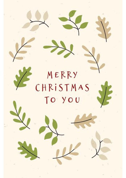 Yılbaşı Temalı Kartpostal Seti (15X10 cm 6 Adet+6 Adet Zarf)