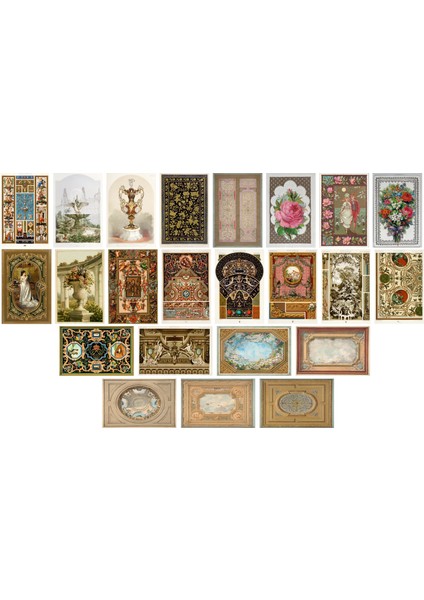 Geleneksel Temalı Temalı Kartpostal Seti (10X15 cm 23 Adet)