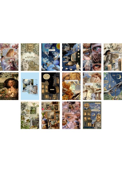 Heykel Temalı Kartpostal Seti (10X15 cm 16 Adet)