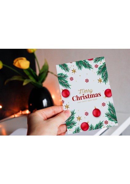 Yılbaşı Temalı Kartpostal Seti (15X10 cm 6 Adet+6 Adet Zarf) fiyatları