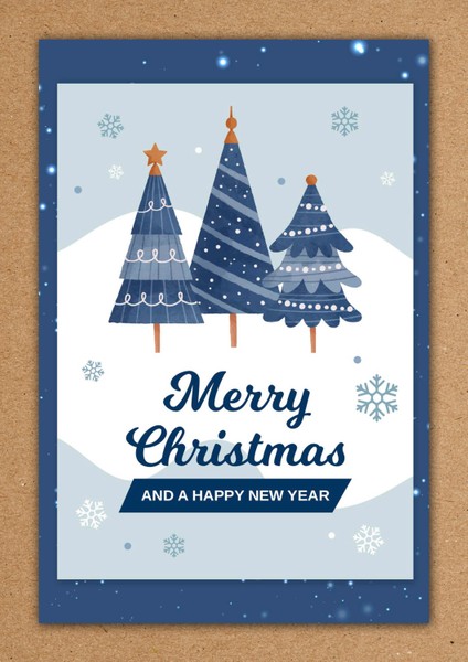 Yılbaşı Temalı Kraft Kart Üzeri Kartpostal Seti (15X10 cm 6 Adet+6 Adet Zarf) fiyatları