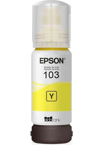 Epson Orijinal 103 Yellow (Sarı) Mürekkep