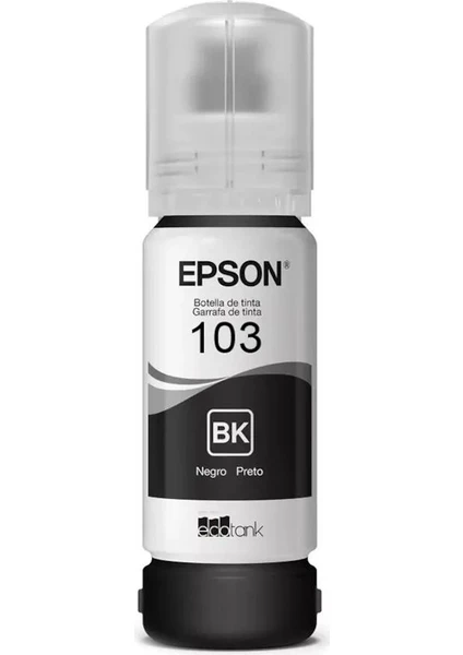 Epson Orijinal 103 Black (Siyah) Mürekkep