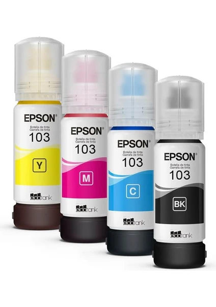 Epson 103 Orjinal 4 Renk Mürekkep Seti