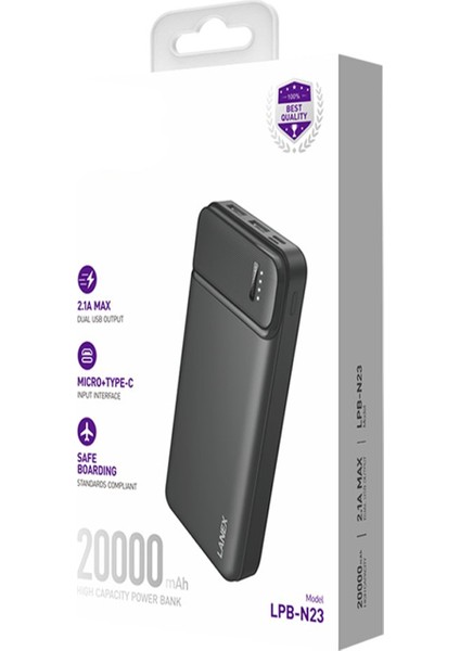 LPB-N23 20.000 Mah Powerbank