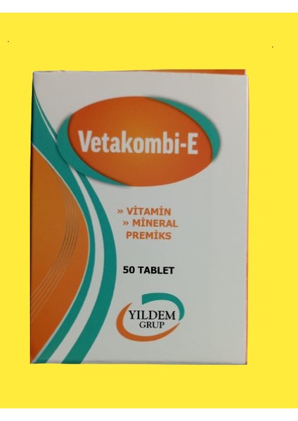 Büyükbaş ve Küçükbaş Hayvlar Için Vetakombi - E (Vitamin + Mineral ) Premiks 50 Tablet fiyatları