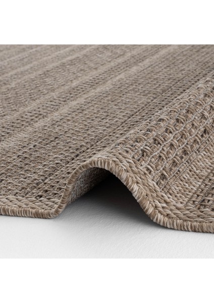 Glorya 01 Natural Hasır Görünümlü Halı Yolluk Ince Mutfak Halısı Dokuma Hali Kilim Koridor Halısı