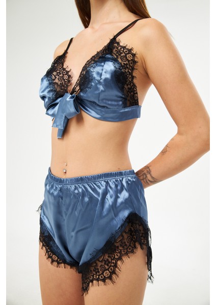 Seductive Nights Saten Şortlu Takım indirimleri