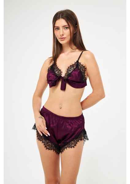 Seductive Nights Saten Şortlu Takım fiyatları