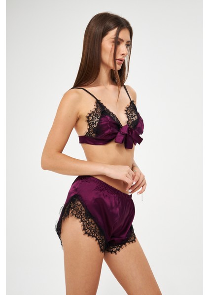 Seductive Nights Saten Şortlu Takım modelleri
