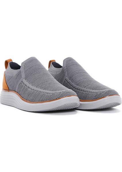 Zero Erkek Gri Kalın Tabanlı Sneaker 24SFD69026F