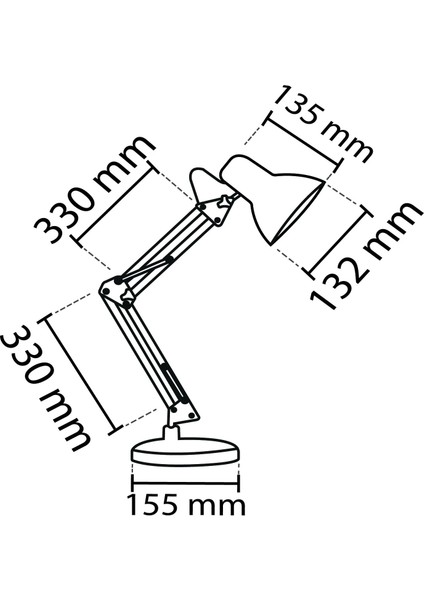 Münih Masa Lambası E27 Noas