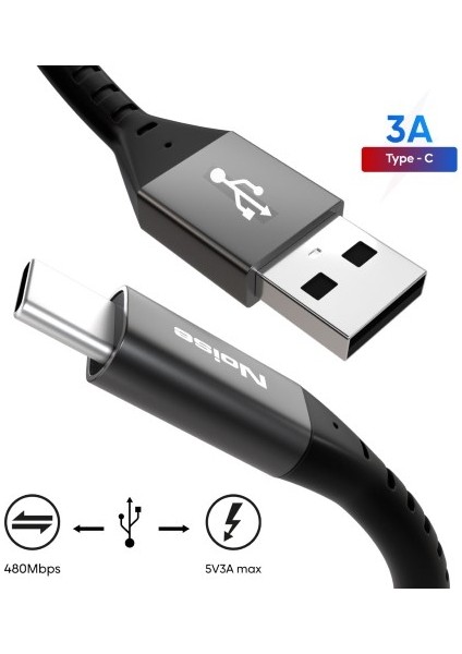 3A Hızlı Şarj ve Data Kablosu Andorid Samsung,redmi,xiomi,huavei, Casper,vestel, Reeder