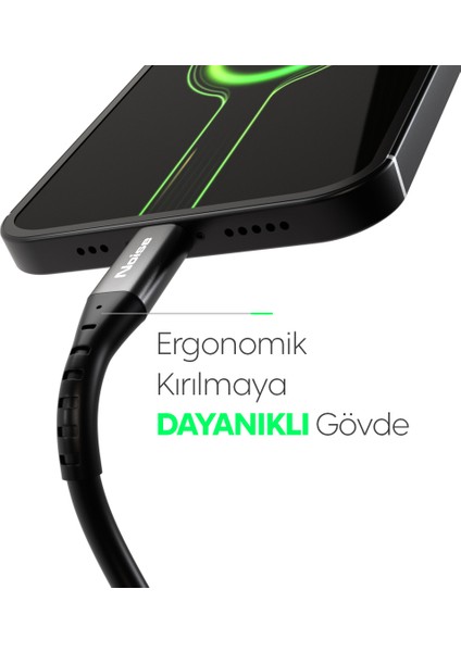3A Hızlı Şarj ve Data Kablosu Andorid Samsung,redmi,xiomi,huavei, Casper,vestel, Reeder