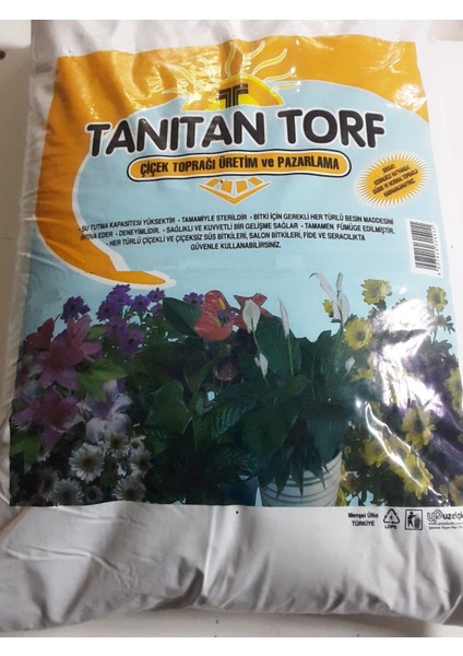 10 Lt Torf Toprak, Fide, Çiçek, Bitki yetiştirme Torfu