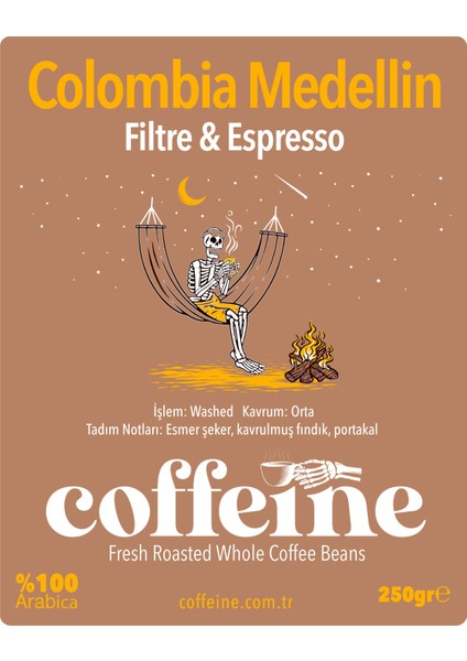 Colombia Medellin Çekirdek Kahve %100 Arabica (250GR) fırsatları