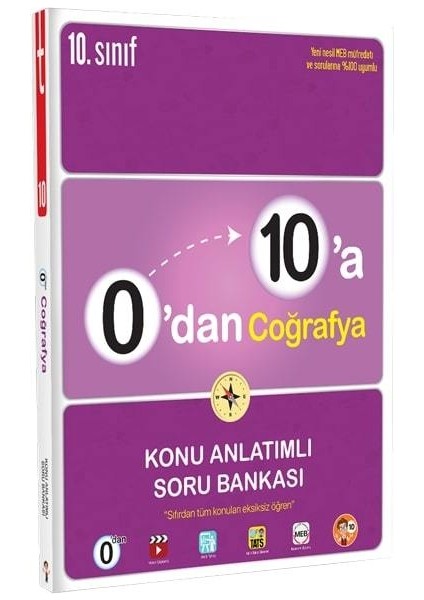 0 Dan 10 A Coğrafya Konu Anlatımlı Soru Bankası
