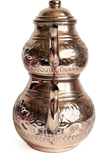 El Işleme Klasik Bakır Çaydanlık No:2 Kalın modelleri