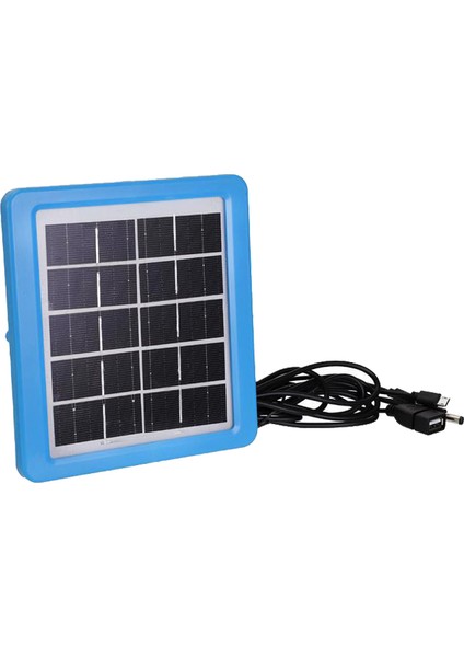 Powermaster 6 Volt 0.3 A 1.5 Watt Solar Güneş Enerjisi Paneli Kamp Için Çoklu Şarj Aleti Cihazı