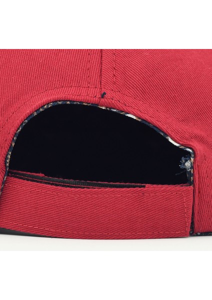 Hiphop Erkek Takke Şapka Docker %100 Pamuk Tokalı Bordo modelleri